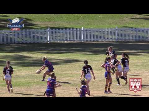 2017 Newcastle RL Round 13 Ladies League Tag Highlights - Lakes United Seagulls Vs  Maitland Pickers