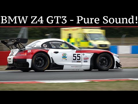 BMW Z4 GT3 - 4.4L V8! Pure Sound!