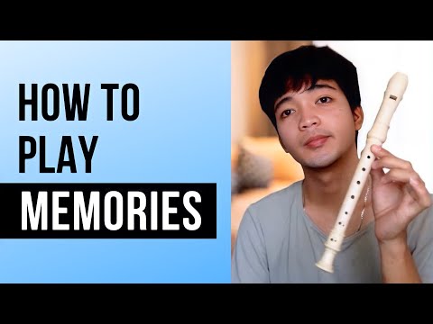 MEMORIES by Maroon 5 (EASY FLUTE RECORDER LETTER NOTES | CHORDS |TUTORIAL)