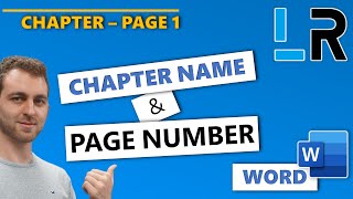 MS Word: Footer With Chapter Name And Page Number