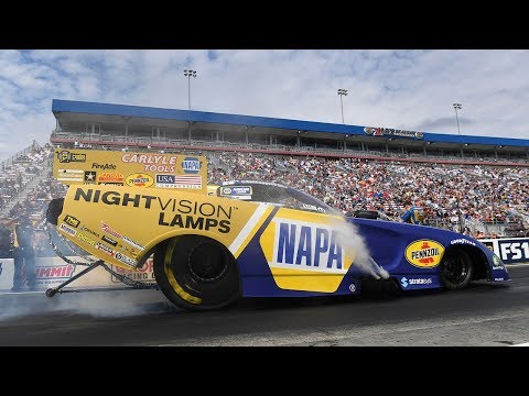 Ron Capps races to his 60th Funny Car win