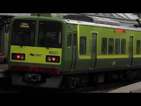 8607 departing from Connolly Station towards Greystones!