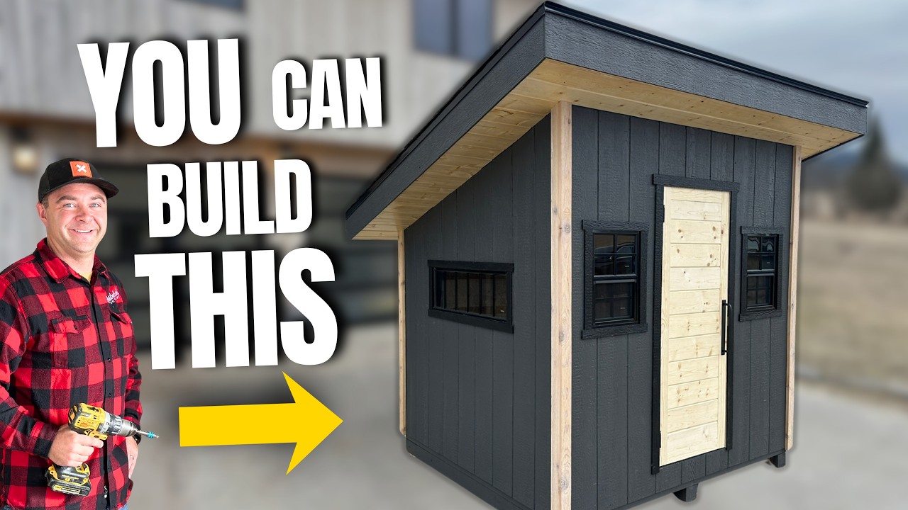 If You Can Build This… You Can Build Bigger | 6x6 Playhouse, Shed, Mancave
