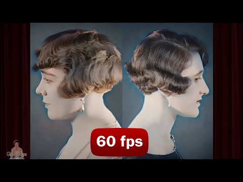 1920s Bobbed Hairstyles Craze | 1926 AI Enhanced Film...