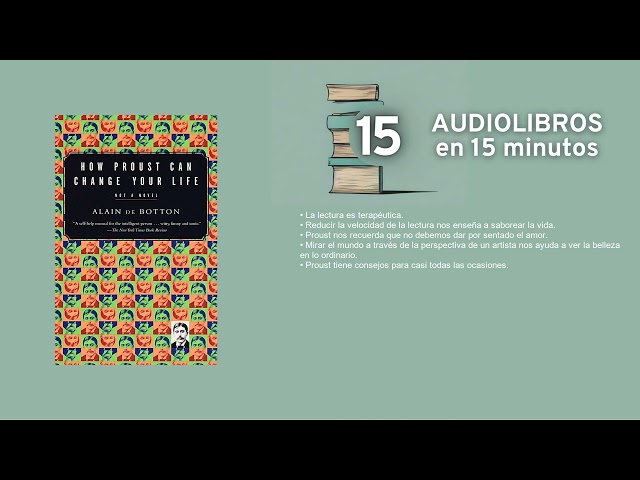 Vídeo relacionado con Cómo cambiar tu vida con Proust (DIVULGACIÓN)