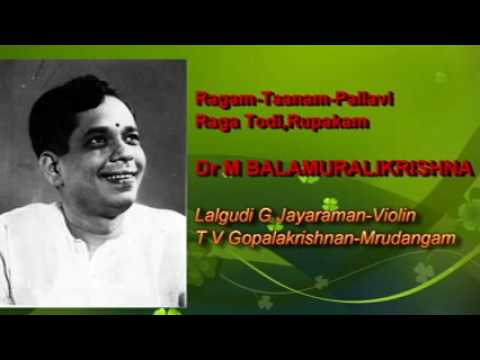 RTP in Todi-Dr M Balamuralikrishna