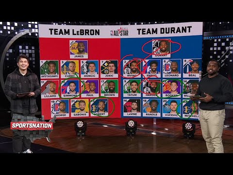體壇網對2021年NBA全明星選秀的反應 (SportsNation reacts to the 2021 NBA All-Star Draft)