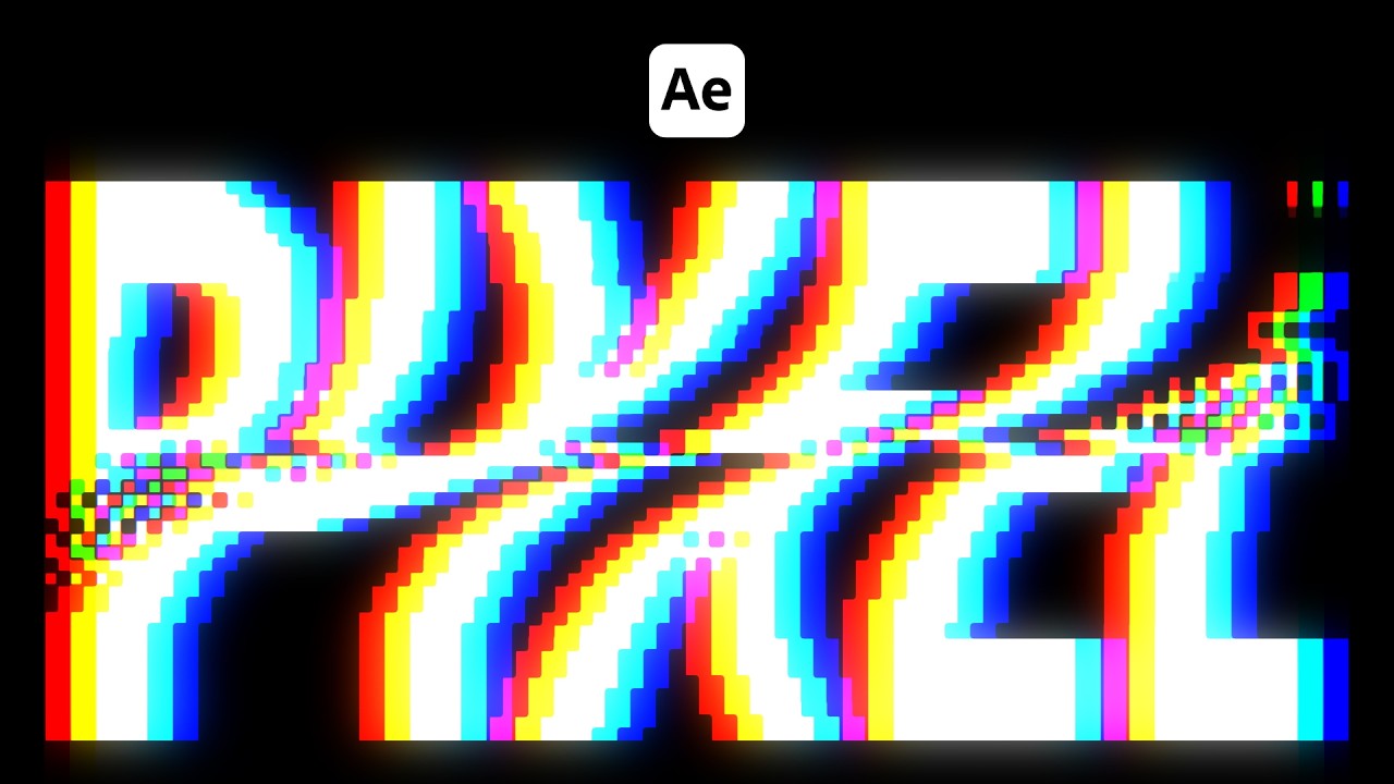 Pixel Glitch Effect in After Effects (Easy Tutorial)
