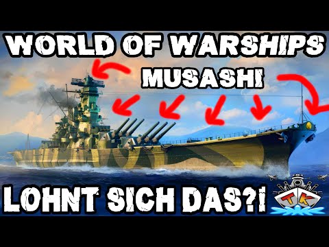 Musashi im Auktionshaus + Krims!! "Lohnt sich das?!" ⚓️ in World of Warships 🚢 *Superschiff*