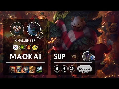 Maokai Support vs Alistar - KR Challenger Patch 10.22