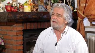 preview picture of video 'Intervista a Beppe Grillo in esclusiva per la RSI (estratto)'