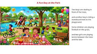 A fun day at the park - Ms Kien English