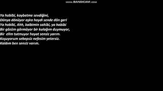 Atiye - Ya Habibi ŞARKI SÖZLERİ (LYRİCS)