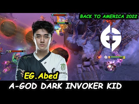 Abed Invoker Kid Persona -  NO MERCY MIDLANE BACK TO SERVER AMIERICA Dota 2 pro Gameplay