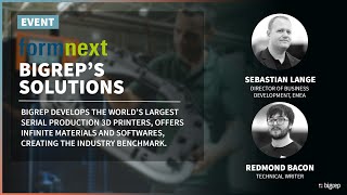 What makes BigRep's Solutions unique | Formnext 2022