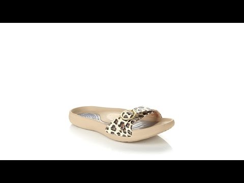 Tony Little Cheeks Exercise Sandals with Adjustable Strap