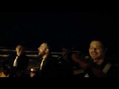 The Italian Wedding Band on the beach