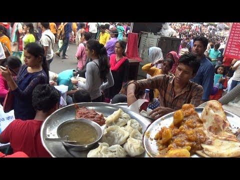 Complete Fast Food Package ( Chicken Momo / Chowmein / Egg Roll / Paratha ) | Kolkata Street Food Video