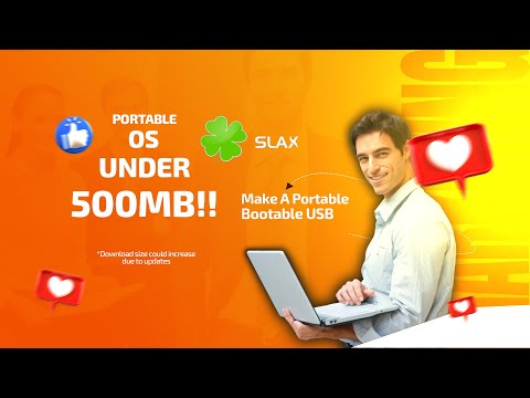 Install Portable OS under 500MB on USB! (Slax Installation Guide with How to install an app in it)
