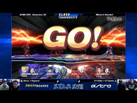 KTAR XVII - Chibo + Salem vs Marss + Pugwest - Smash 4 Wii U