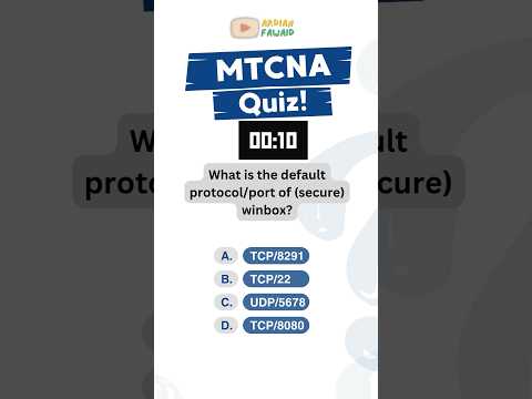 Soal ujian sertifikasi mtcna #mikrotik #mtcna #exam #certification #networking #jaringankomputer