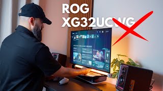 This happened to my ASUS ROG XG32UCWG just within a week - OLED Gaming Monitor review.