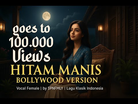 Hitam Manis (Cover Bollywood Style) | Vocal Female | by SPNFMLY | Lagu Klasik Versi India