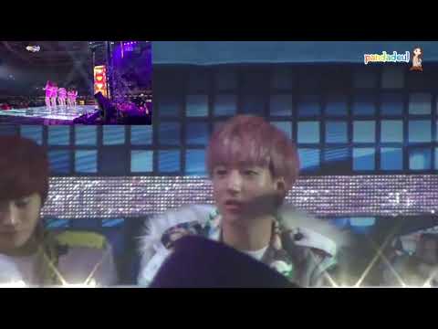 B1A4 React to Apink's Hush 121229 SBS Gayo Daejeon