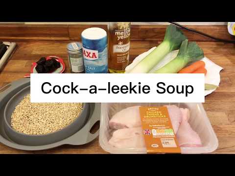 Traditional Scottish Chicken and Leek Soup - hearty, warming, economical, and delicious!