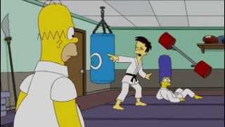 Homer Simpson Jujitsu