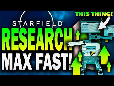 STARFIELD - EXPLAINED how to LEVEL up RESEARCHING!.. LEVEL UP extremely FAST and EASY