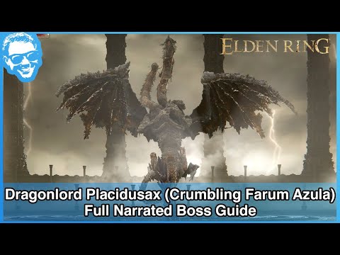 Dragonlord Placidusax HIDDEN BOSS (Crumbling Farum Azula) - Full Narrated Boss Guide - Elden Ring