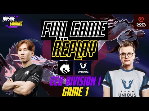 TEAM SPIRIT vs TEAM UNIQUE Full Game Replay Game 1 | DPC EEU DIVISION 1 WINTER TOUR 2021/ 2022