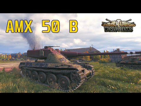 AMX 50 B, 10K Damage, 4 Kills, Master Class, 3rd Mark, Ensk - World of Tanks