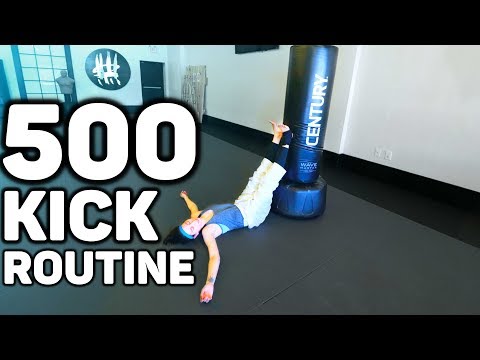 500 Kick Taekwondo Workout Routine