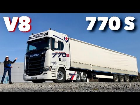 New SCANIA 770 S V8 Loaded Test Drive Truck Review - The New King of the Road?