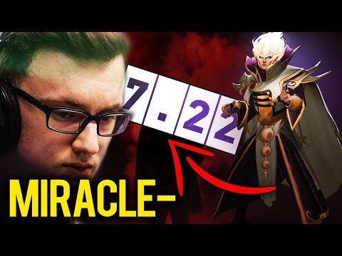 Miracle- First Time INVOKER on New 7.22 Gameplay Patch - Dota 2 EPIC Gameplay