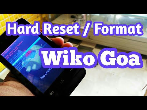 Hard Reset Wiko Goa Black