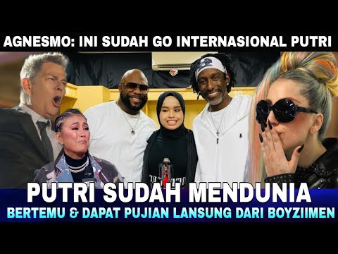 Putri Ariani Bertemu Boyz II Men, Berduet Sampai dapat Pujian Lansung dari Boyz II Men