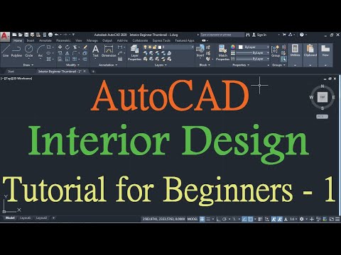 AutoCAD Simple Floor Plan for Beginners 1 of 5