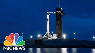 Watch: SpaceX Launches Inspiration4 All-Civilian Crew Into Orbit