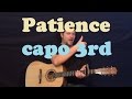 Patience (Abandoning Sunday) Easy Strum Guitar ...