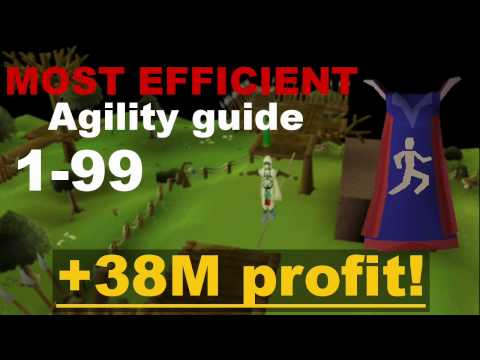 1-99 Agility guide - 38M PROFIT | Oldschool 2007scape OSRS