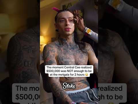 The moment Central Cee realized $500,000 was NOT enough to be at the metgala for 2 hours