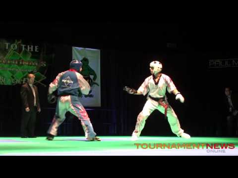 Ross Levine vs Justin Ortiz Men's Overall Finals at Gator Nationals 2013