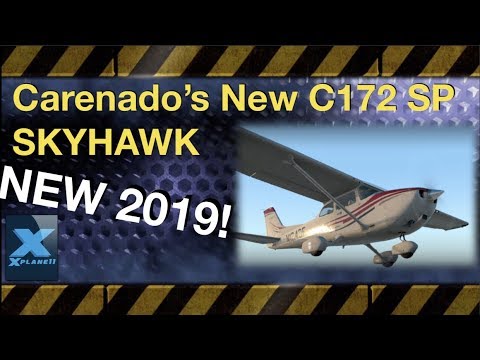 Carenado’s best C172 SP SKYHAWK for XPLANE 11 and Free scenery review on VR