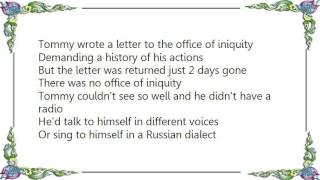 Kelly Joe Phelps - Tommy Band Arrangement Lyrics