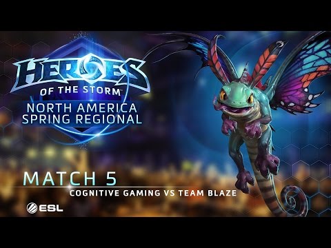HOTS - Cognitive Gaming vs Team Blaze - NA Spring Regional - Match 5 - Group B | Upper Bracket