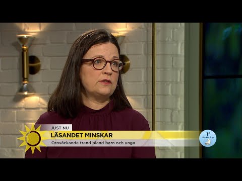 Så många fler ord kan den som läser böcker - Nyhetsmorgon (TV4)