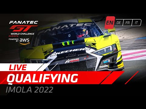 LIVE | Qualifying| | Imola | Fanatec GT World Challenge Europe Powered by AWS. 2022 (English)